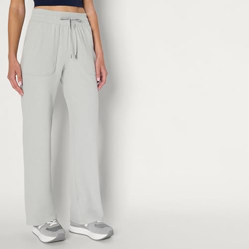 Amazon Essentials Women's Relaxed Fit Athletic Lightweight Sweatpants - Space Dye Dove, Medium