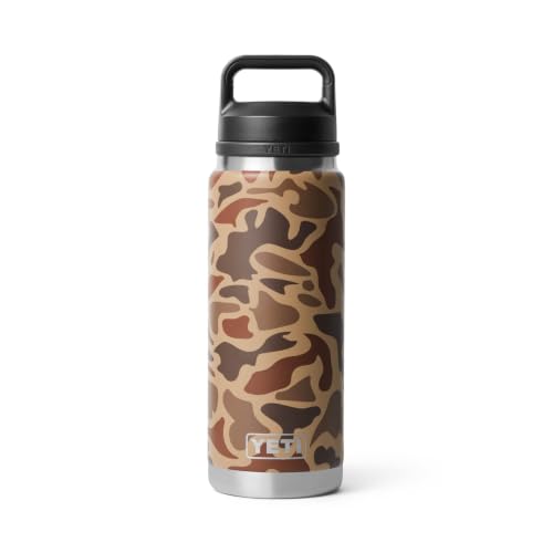 YETI Rambler 26 oz Insulated Stainless Steel Water Bottle with Chug Cap - Wetlands Camo