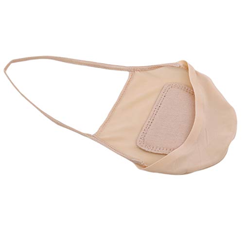 Women's Ultra Low Cut No Show Padded Half Liner Socks with Slingback