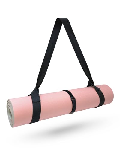 Yoga Mat Strap Carrier with Adjustable Hook-and-Loop Fasteners