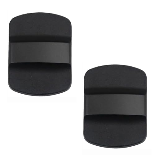 Magnetic Slider Replacement for Drink Tumbler Lids, 2-Pack Black