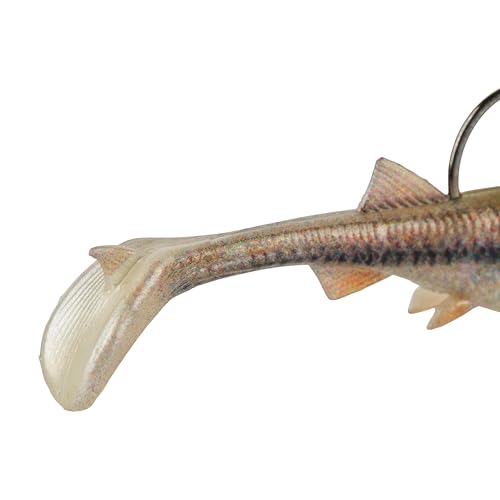 PowerBait Pre-Rigged Minnotator Soft Bait - HD Blacknose Shiner, 3 in
