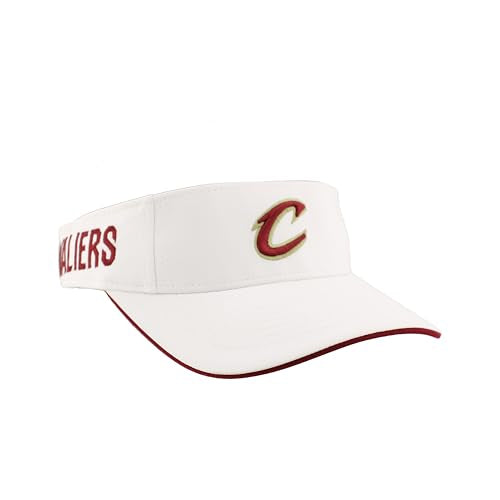 ZHATS NBA Cleveland Cavaliers Unisex Visor - White, Officially Licensed