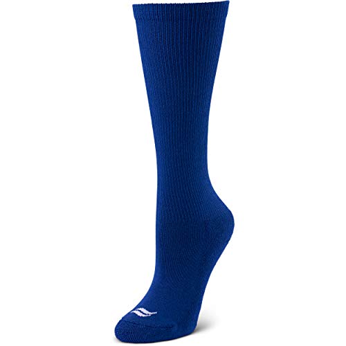 Over-the-Calf Performance Baseball Socks - 2 Pair - Royal Blue, XS-Large