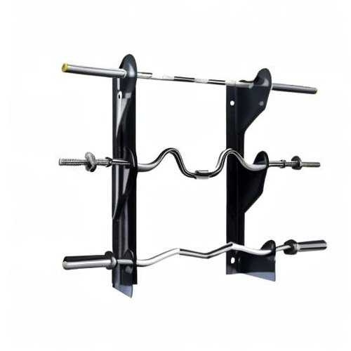 Luwint Barbell Holder Wall Mount, Horizontal 3 Weight Bar Storage Rack