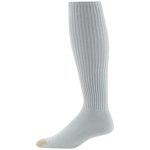 Gold Toe Men's Ultra Tech Over The Calf 3 Pack – Large White, 3-Pairs