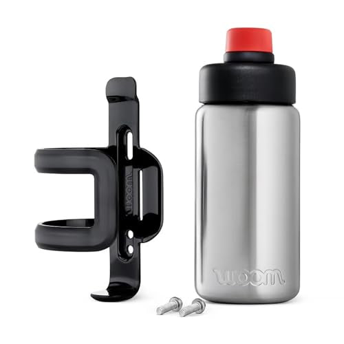 woom Glug Kids Bike Water Bottle 17oz Stainless Steel Side-Load