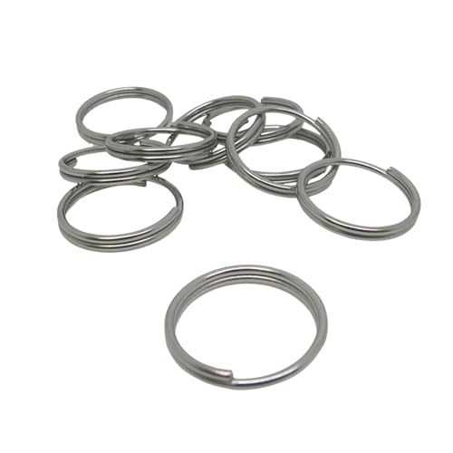 32.3mm Stainless Steel Split Rings for BCD Attachment - 10-Pack