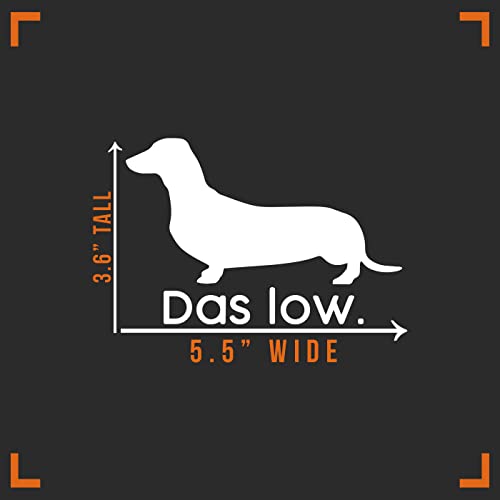 Dachshund Vinyl Decal Sticker for Car, Truck, Wall - 5.5" x 3"