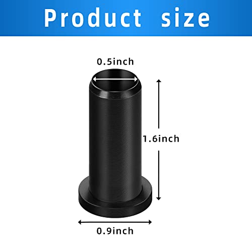 4 Pcs Oar Lock Socket Insert, 1/2" Nylon Oarlock Bushings for Marine