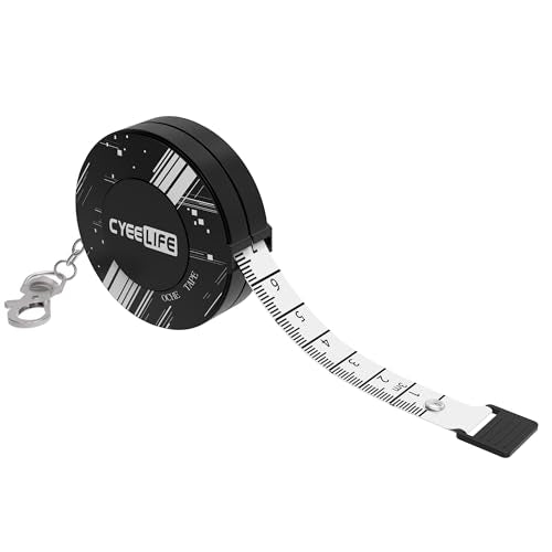 Retractable Dartboard Oche Tape Measure - 3m with Metal Ring