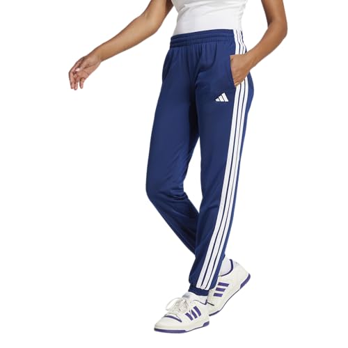 adidas Women's Tricot Track Pants & Top Set - Dark Blue/White, Medium, Variation