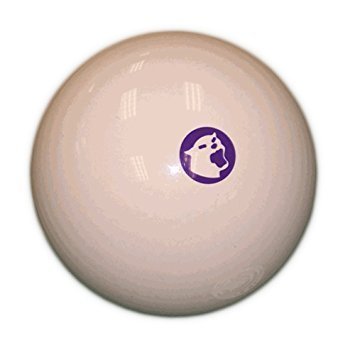 Aramith Magnetic Tournament Cue Ball with Valley Cougar Logo – Perfect Roll Pool Accessory
