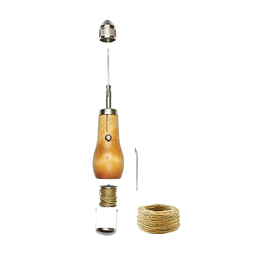 Speedy Stitcher 1125 SEW200-BRK Sewing Awl Kit with 30-Yard Thread - Heavy Duty Hand Sewing Tool