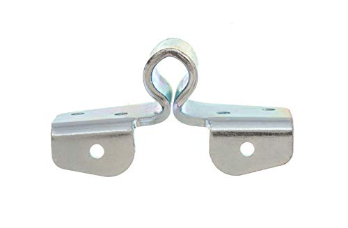 Rowboat Oar Locks - Heavy-Gauge Steel, 1/2 Inch Shank - Pair