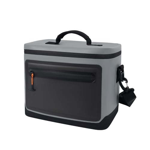 Cliduli Grey 14-Liter Insulated Leakproof Soft Cooler Bag - Medium (16-Can)