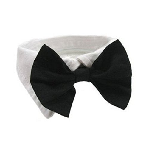 Adjustable Pet Bow Tie Collar for Dogs and Cats - Formal Formalwear