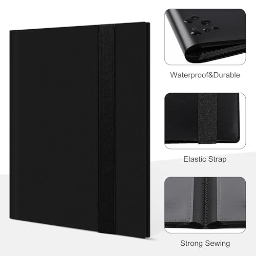 4-Pocket Card Binder for 160 Trading Cards - Black