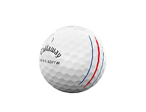 ERC Soft Golf Balls - Triple Track - One Dozen - White