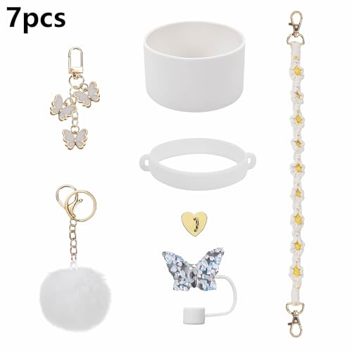 7PCS Tumbler Accessories Set with Strap & Boot for Stanley Cup