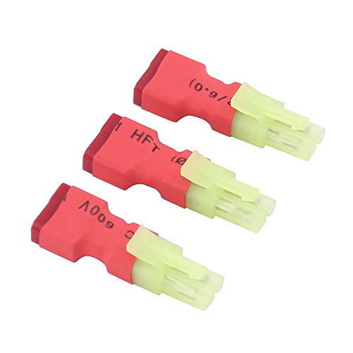 3pcs Mini-Tamiya to T-Plug Style Female Adapter - Reversed Polarity