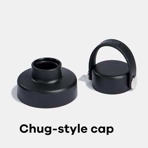 Hydro Flask Lightweight Obsidian 24 oz Wide Flex Chug Cap Stainless Water Bottle