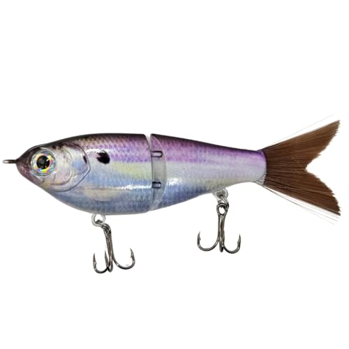 PB Fish Mini Glide Bait 4-Inch Slow Sinking Lure for Bass Pike Muskie