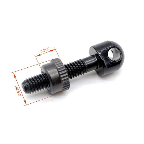 Sling Swivel Stud Set for Rifles - 6-Piece Mounting Kit with Wood Screws