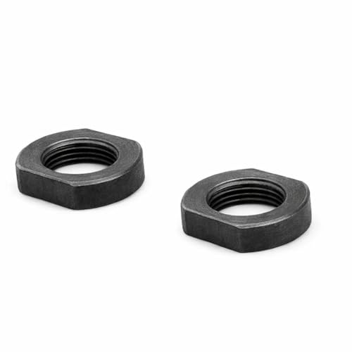 5/8-24 Black Steel Jam Nut - 2 Pieces for Muzzle Brake