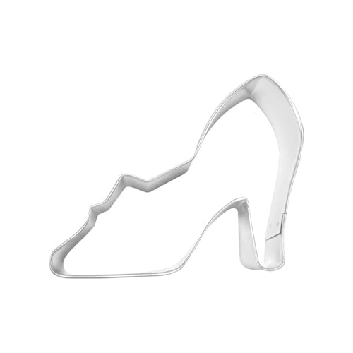 4-Inch Glass Slipper Shoe Cookie Cutter - Food Grade Steel