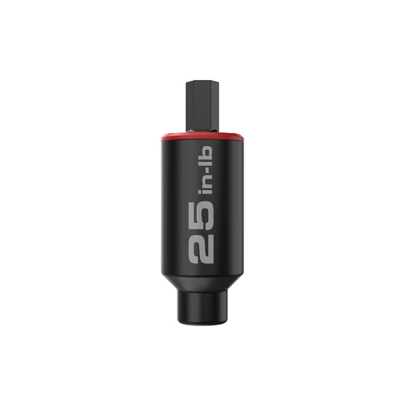Real Avid Smart-Torq Fixed 25 Inch-Lb Torque Limiter - Accuracy Within +/- 5%, Click-Style Clutch Mechanism Prevents Over-Tightening, Works with 1/4" Hex Drivers and Bits