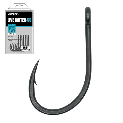 Live Bait Hook 1/0 | Corrosion Resistant J Hook with SS Coating