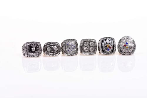 Pittsburgh Rugby Championship Ring Set with Display Box - 6 Rings