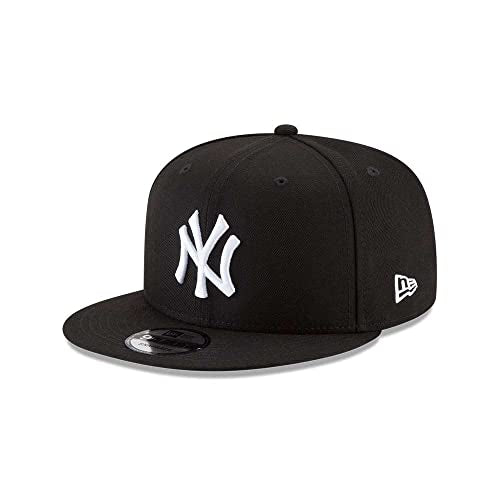 9FIFTY Snapback Cap - Black & White with Team Logo