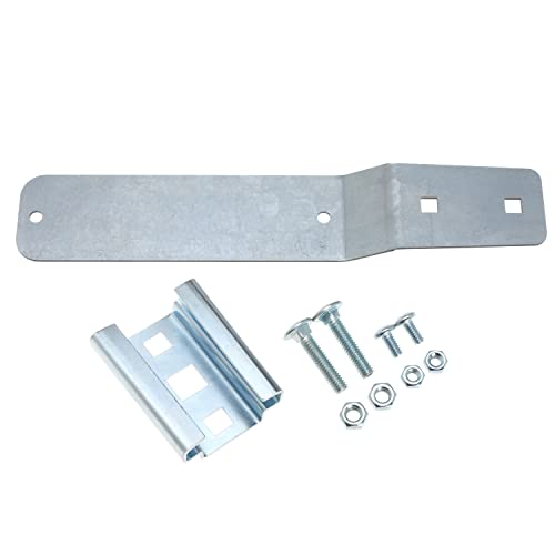 Golf Cart Slow Moving Vehicle Sign Mounting Kit with Brackets and Hardware