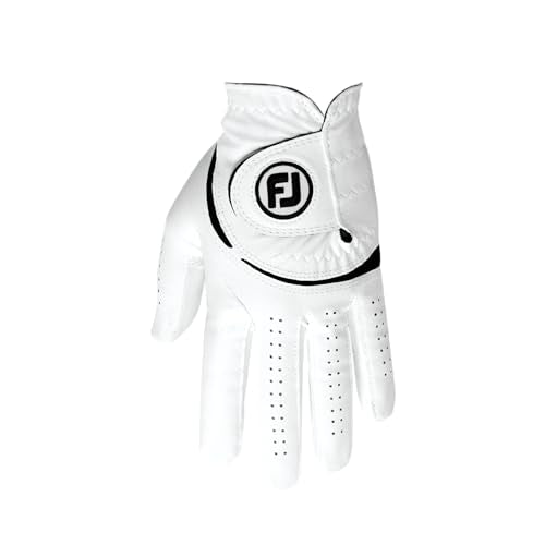 Golf Glove - FootJoy WeatherSof - White, Large, Left Hand