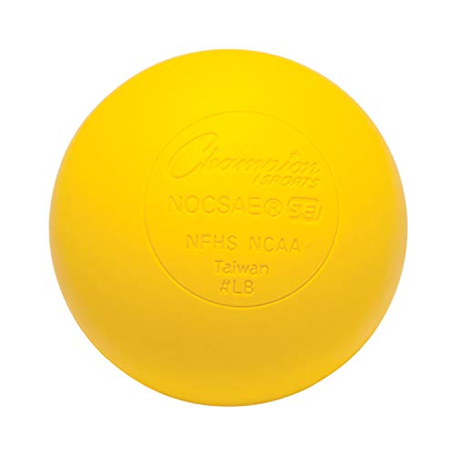 Official Lacrosse Balls - 1-Pack Yellow, NCAA & NFHS Certified