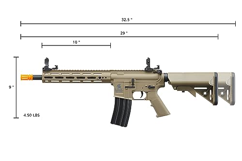 M4 AEG Airsoft Gun - Lancer Tactical Gen 2 Hellion 10" Tan