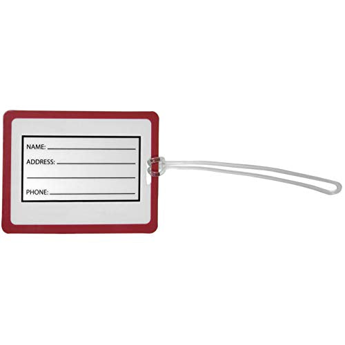 Alabama Crimson Tide Vinyl Luggage Tags - Set of 2, Maroon