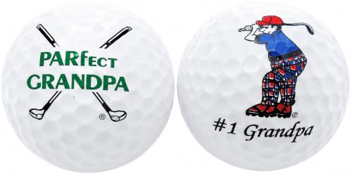 Set of 2 Golf Balls Gift Pack for Grandpa - Father's Day