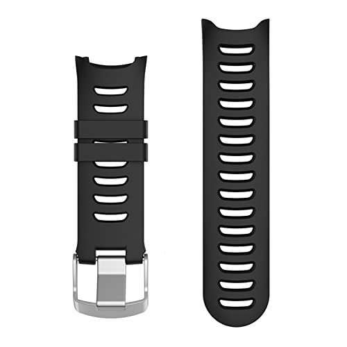 Muovrto Black Silicone Replacement Watch Band for Garmin Approach S3 & Forerunner 610