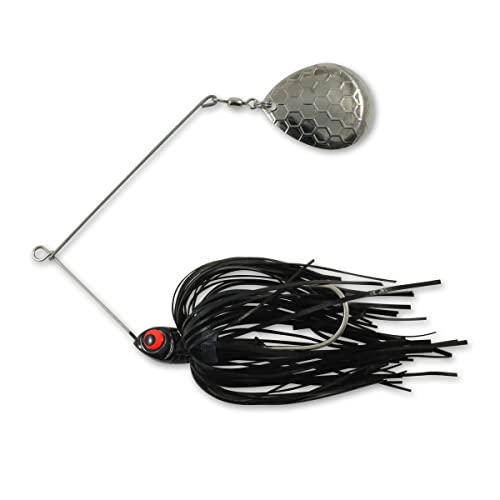 Reed Runner Single Spin Spinner Bait - 3/8 Oz - White Shad