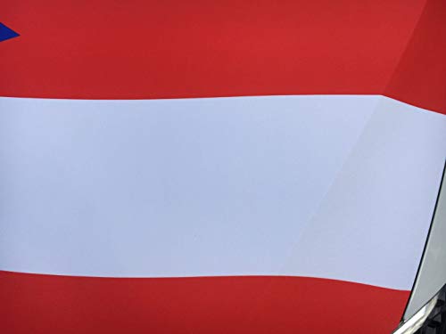 USA Flag Car Hood Cover - 3.3x5ft / 6x7ft - Elastic Polyester - Large