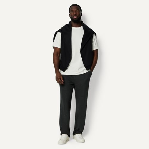 Amazon Essentials Men's Regular-Fit Soft Cotton Open-Hem Sweatpants