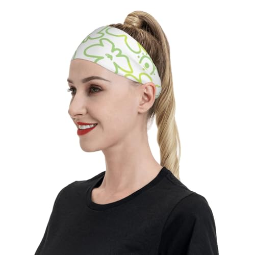 Customizable Sports Headband - Moisture Wicking Stretch Fabric - Pure Black