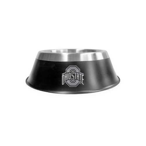 Ohio State Buckeyes Pet Bowl - Small, Laser-Etched Stainless Steel