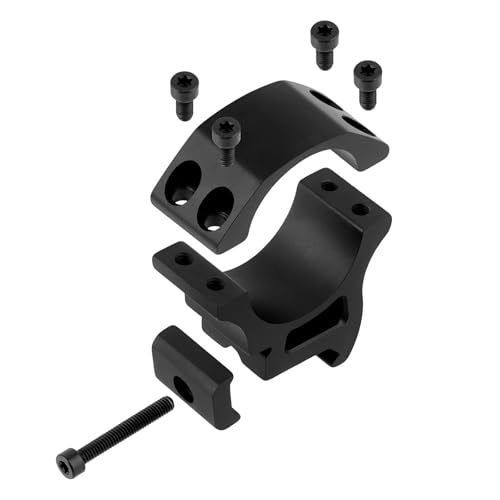 30mm Scope Rings Medium/High Profile 21mm Picatinny Rail Mounts for Rifles, Heavy-Duty 2 Pack