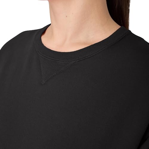Hanes Men's Comfortwash Garment Dyed Sweatshirt Large Black