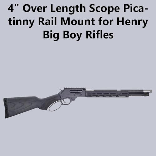 Picatinny Rail Mount for Henry Big Boy Rifles - 4 Inch Aluminum