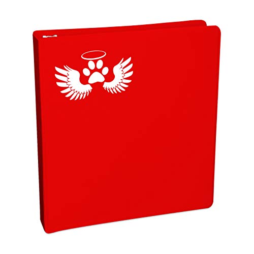 Dog Paw Angel Vinyl Decal Sticker for Cars & Laptops - 5.5" White